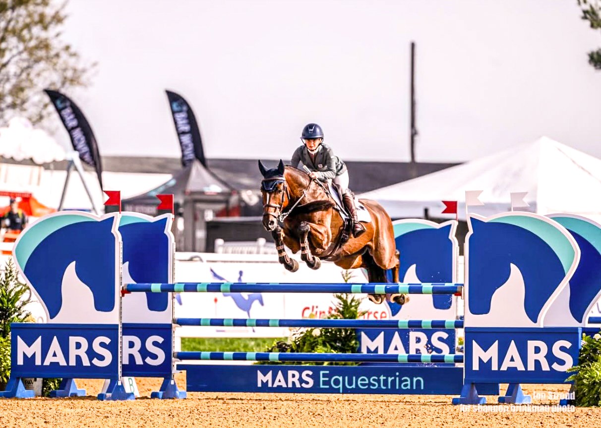 Rory Frangos cross country jumping